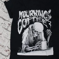 Mourning Coffee T-Shirt By Godmachine