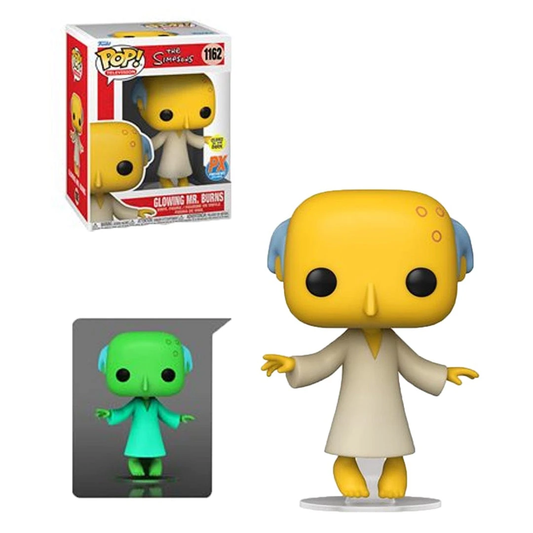 Glowing Mr Burns - The Simpsons Funko POP PX Exclusive 1 Glowing Mr Burns - The Simpsons Funko POP PX Exclusive