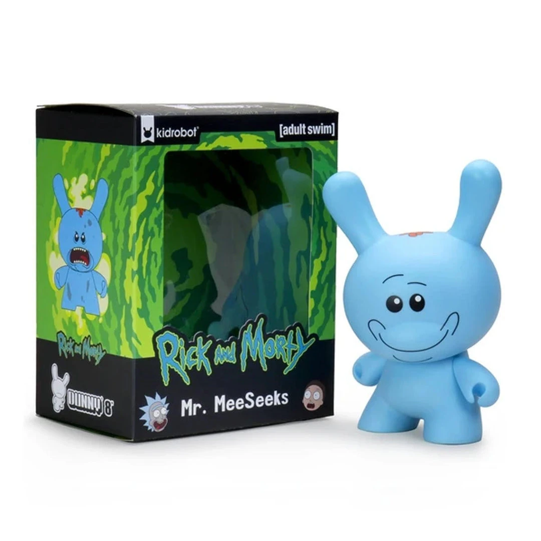 Mr Meeseeks 8" Dunny Rick And Morty By Kidrobot 1 Mr Meeseeks 8" Dunny Rick And Morty By Kidrobot
