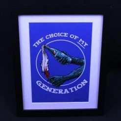 'My Choice Molotov' Lithograph Print Signed By Godmachine God Machine