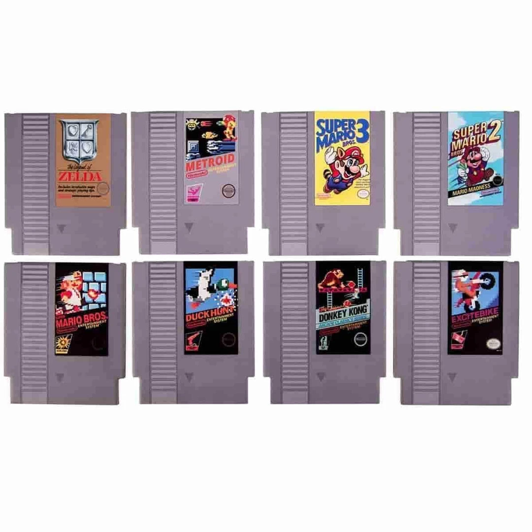 Nintendo NES Game Cartridge Coasters - Official Nintendo 3 Nintendo NES Game Cartridge Coasters - Official Nintendo