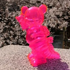 Mousezilla Clear Neon PK By Ron English Popaganda X Black Book Toy