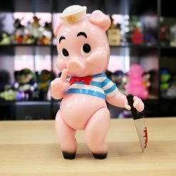 OG Piggums Sofubi By Frank Kozik X Black Book Toy