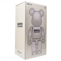 Medicom Toys Oasis Merchandising White Chrome 1000% Bearbrick By Medicom