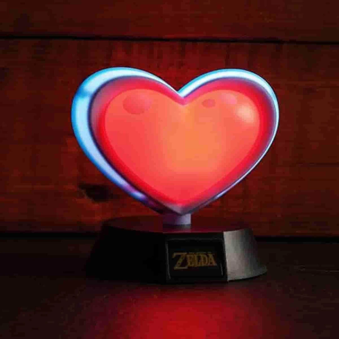 Heart Container 3D Light - The Legend Of Zelda - Nintendo 1 Heart Container 3D Light - The Legend Of Zelda - Nintendo