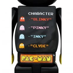 Pac-Man 400% + 100% Bearbrick By Medicom Toys