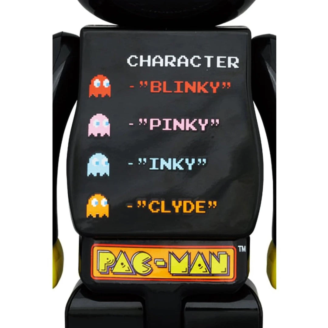 Pac-Man 400% + 100% Bearbrick By Medicom Toys 2 Pac-Man 400% + 100% Bearbrick By Medicom Toys