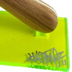 Sket_One Phase-1 Ping Pong Paddle W/Autographed Stand By Sket-One X Round21