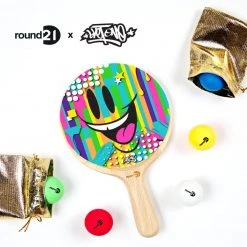 Sket_One Phase-1 Ping Pong Paddle W/Autographed Stand By Sket-One X Round21