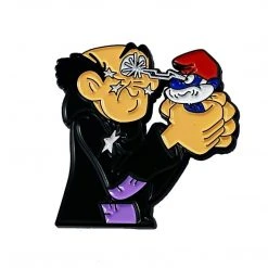 Pins & Patches Papa Smurfs Hypnosis 1.5” Enamel Pin By Phantom Pins