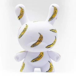 Kidrobot Andy Warhol Crystal Banana Masterpiece Dunny Embellished With Crystals From Swarovski®