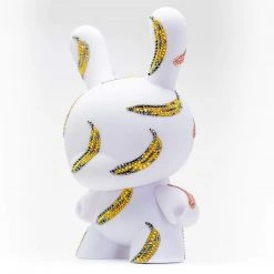 Kidrobot Andy Warhol Crystal Banana Masterpiece Dunny Embellished With Crystals From Swarovski®