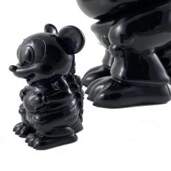 IamRetro.com Mousezilla Ninja Edition Medium Sofubi Figure By Ron English X Black Book Toy