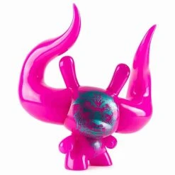 Pink Devil Dunny By Kidrobot Limited To 150 Pcs Worldwide - Godmachine X IamRetro Exclusive God Machine