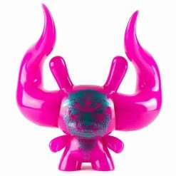 Pink Devil Dunny By Kidrobot Limited To 150 Pcs Worldwide - Godmachine X IamRetro Exclusive God Machine