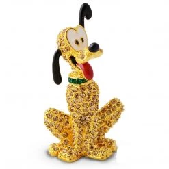 Pluto Small Jeweled Figure By Arribas Brothers X Disney With Swarovski® Crystals