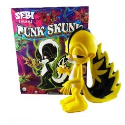 Punk Skunk Astrobite Lemon Medium Figure By SFBI Originals X Ron English Popaganda