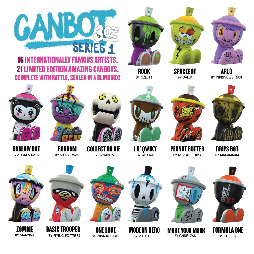 Canbot 3oz Mini Series 1 By Clutter (Single Blind Box) 11 Canbot 3oz Mini Series 1 By Clutter (Single Blind Box)