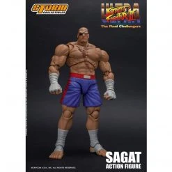 IamRetro.com Sagat Street Fighter II 1/12 Scale Action Figure By Storm Collectibles