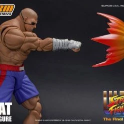 IamRetro.com Sagat Street Fighter II 1/12 Scale Action Figure By Storm Collectibles