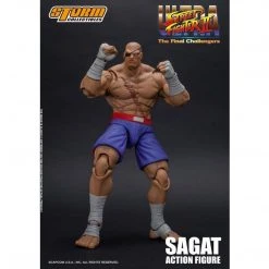IamRetro.com Sagat Street Fighter II 1/12 Scale Action Figure By Storm Collectibles
