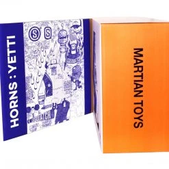 Horns Sasquatch 8" Medium Vinyl Figure By HandsinFactory X Martian Toys 13 Horns Sasquatch 8