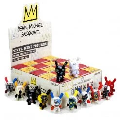 Basquiat Faces Dunny Mini Series 2 By Basquiat X Kidrobot Full Display Case 20 Blind Boxes