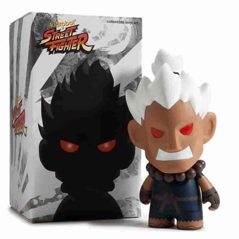 Shin Akuma White SDCC 7" Medium Figure By Street Fighter X Kidrobot 1 Shin Akuma White SDCC 7" Medium Figure By Street Fighter X Kidrobot