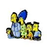 Simpsons Family Origins 1.5" Enamel Pin By Phantom Pins