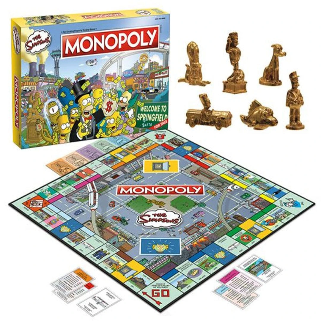 Simpsons Monopoly Set By Hasbro The Simpsons 2 Simpsons Monopoly Set By Hasbro The Simpsons