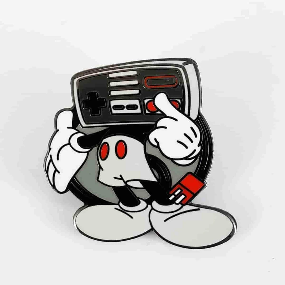 IamRetro Classic Mascot 1.25" Hard Enamel Pin 1 IamRetro Classic Mascot 1.25" Hard Enamel Pin