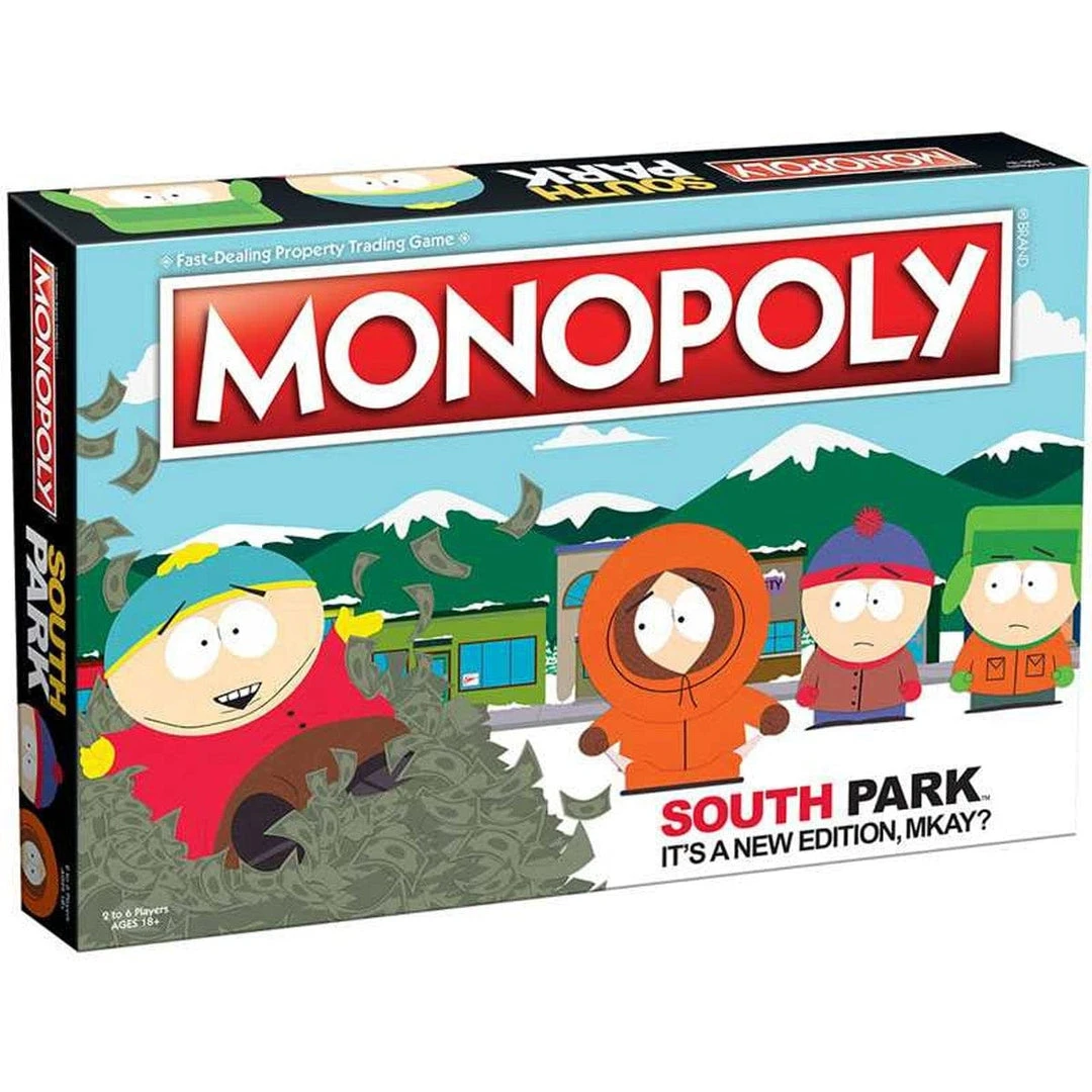 South Park Monopoly Board Game Set By Hasbro 1 South Park Monopoly Board Game Set By Hasbro
