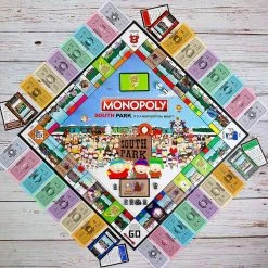 South Park Monopoly Board Game Set By Hasbro 13 South Park Monopoly Board Game Set By Hasbro