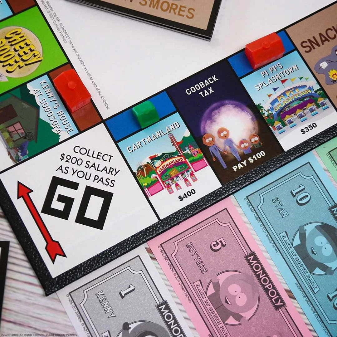 South Park Monopoly Board Game Set By Hasbro 4 South Park Monopoly Board Game Set By Hasbro