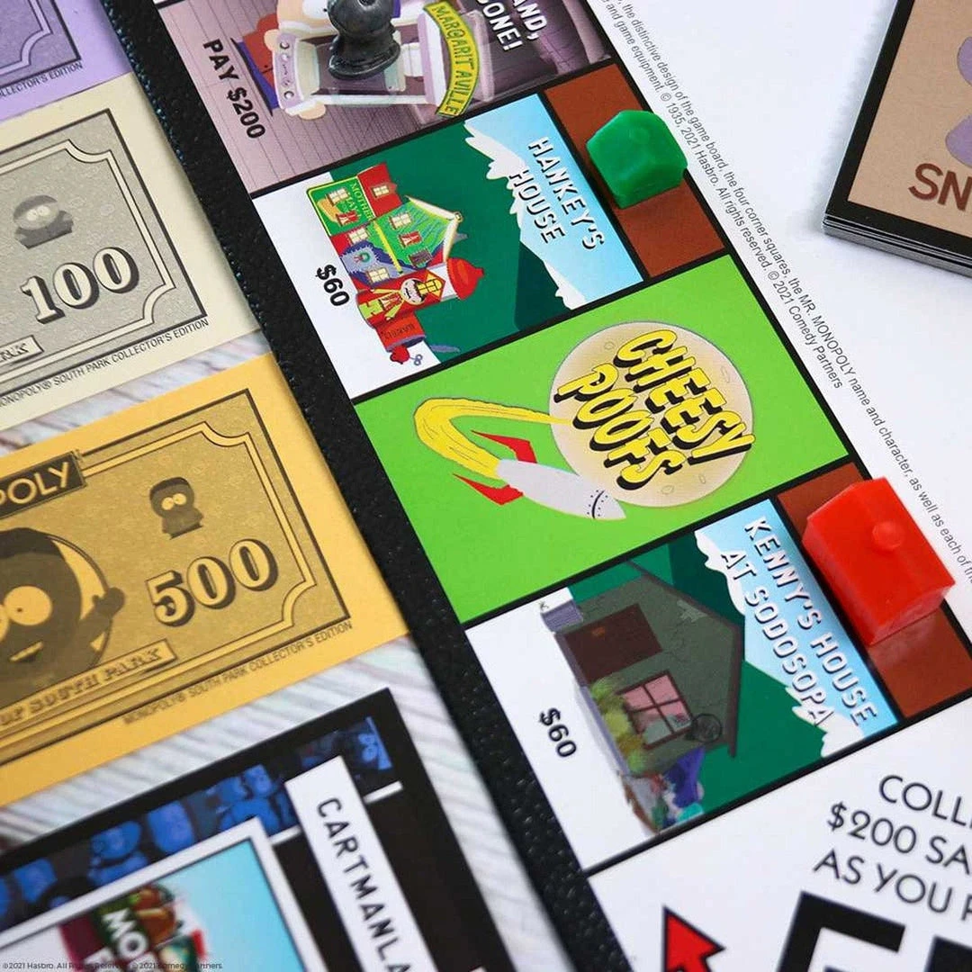 South Park Monopoly Board Game Set By Hasbro 5 South Park Monopoly Board Game Set By Hasbro