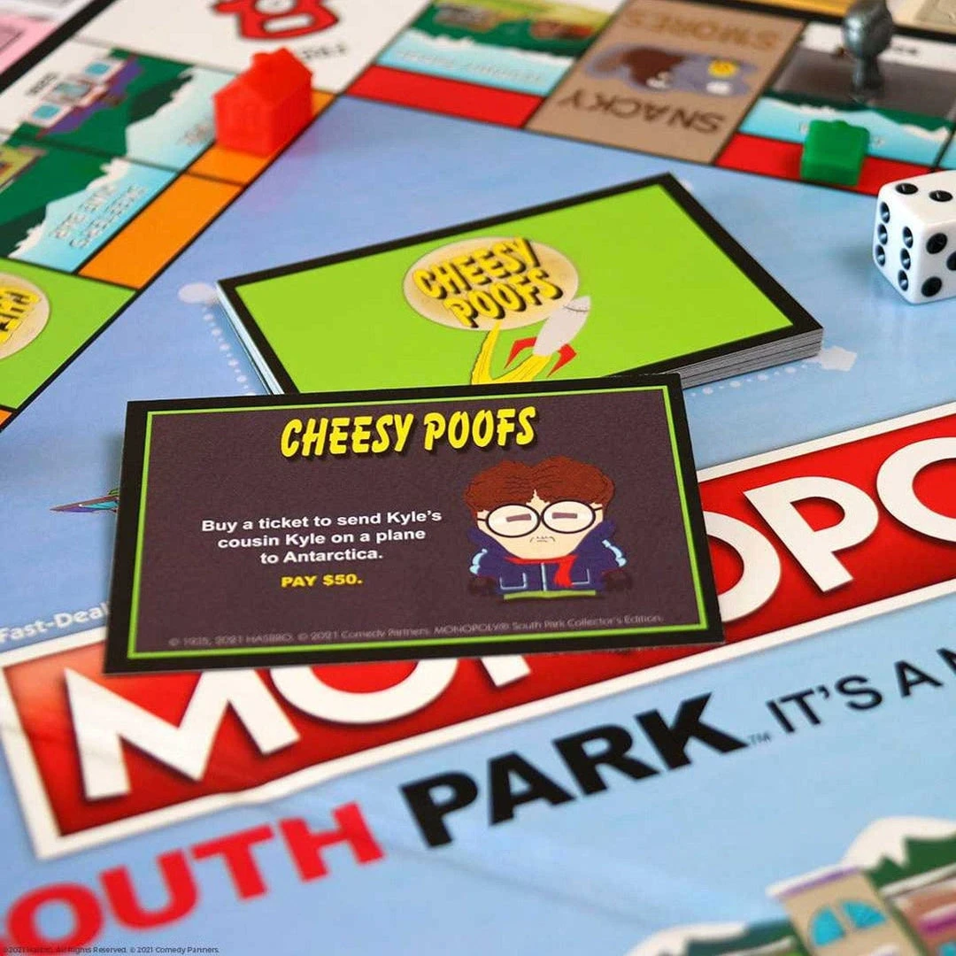 South Park Monopoly Board Game Set By Hasbro 7 South Park Monopoly Board Game Set By Hasbro