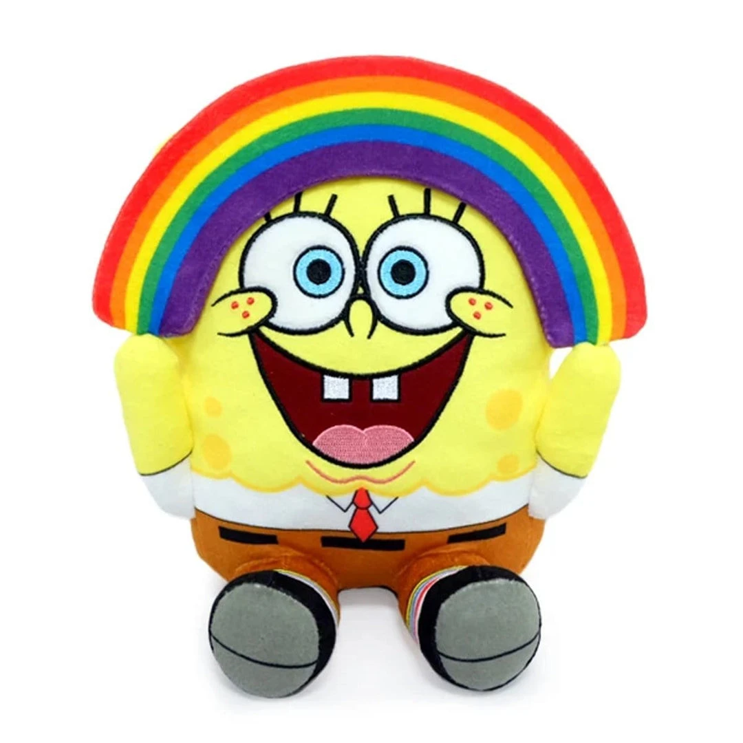 Spongebob Squarepants Rainbow 8" Plush By Kidrobot 1 Spongebob Squarepants Rainbow 8" Plush By Kidrobot
