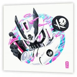 Street Lingo Ghost Mode - Art Print By Quiccs X Martian Toys