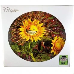 Sunflower Grin Large Art Plate By Ron English Popaganda