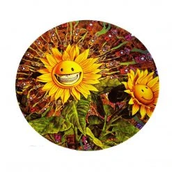 Sunflower Grin Small Plate By Ron English Popaganda