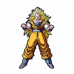 IamRetro.com Super Saiyan 3 Goku #222 Dragon Ball Z Enamel Pin By FigPin