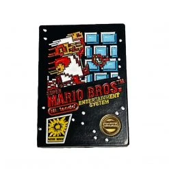 Super Mario Bros 1 Nintendo NES Cover Art Enamel Pin By Phantom Pins