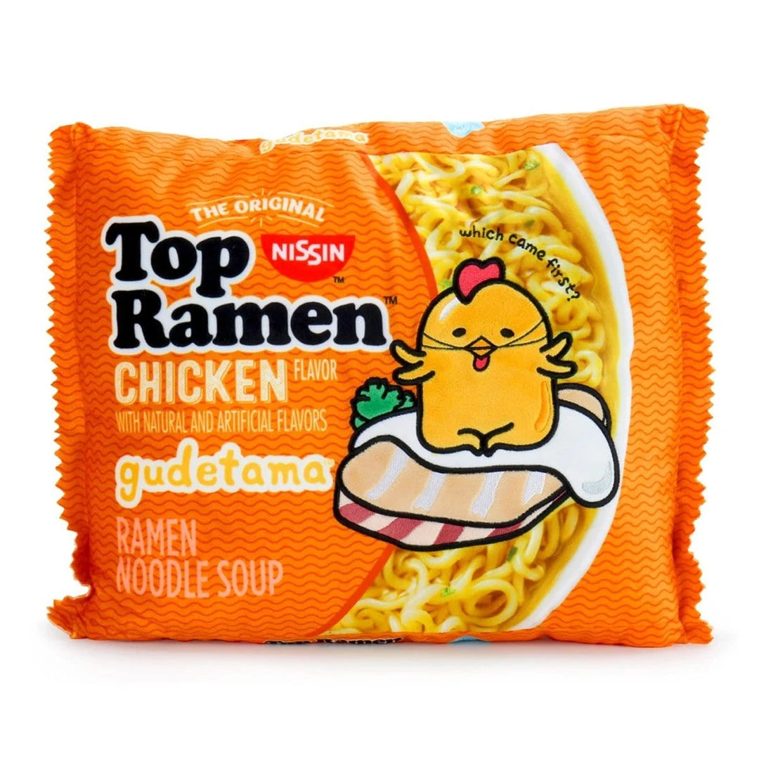 Nissin Top Ramen® X Gudetama™ Large Crinkle Plush By Kidrobot 1 Nissin Top Ramen® X Gudetama™ Large Crinkle Plush By Kidrobot