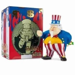 Uncle Scam Red White And Blue OG Color Way By Ron English X Kidrobot
