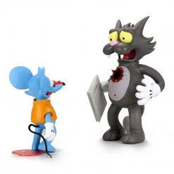 Itchy And Scratchy Regular Version Medium Figure Set The Simpsons X Kidrobot