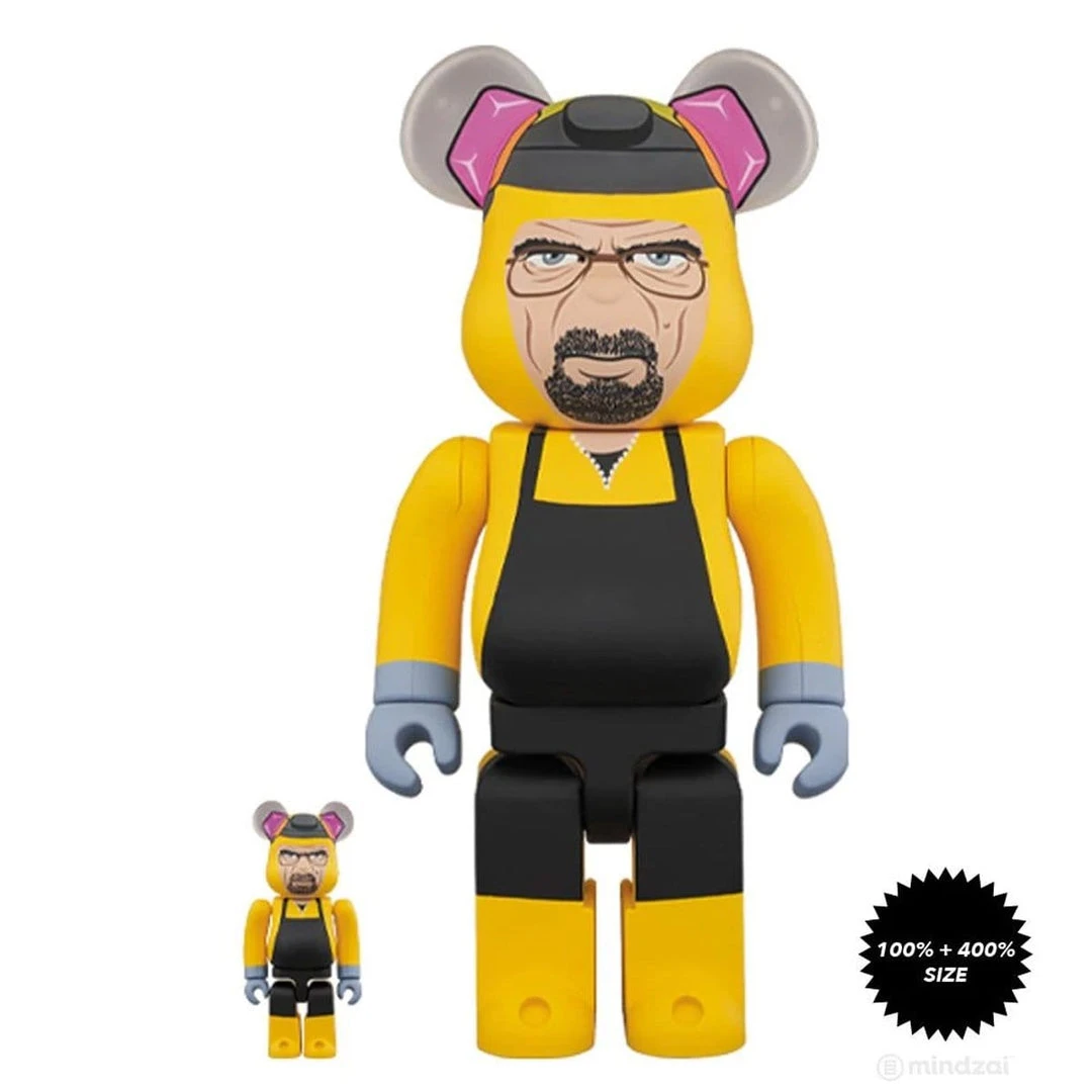 Medicom Toys Breaking Bad Walter White 400 + 100% Combo Bearbrick By Medicom 1 Medicom Toys Breaking Bad Walter White 400 + 100% Combo Bearbrick By Medicom