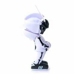Complex Chicago Edition TEQ 63 Ghost Mode White - 6 Inch Medium Figure By Martian Toys X Quiccs