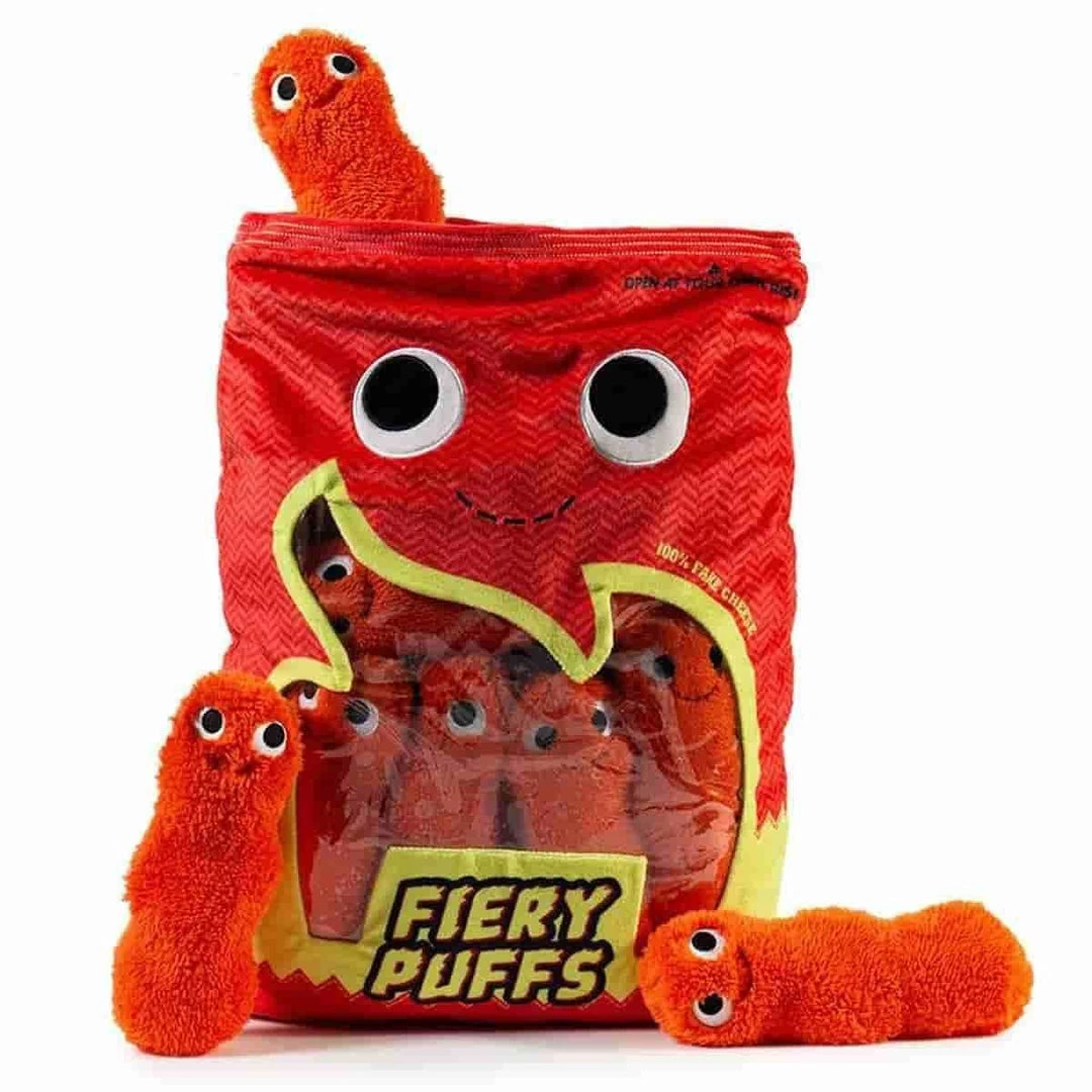 Xtra Large Fiery Puffs Yummy World Plush Figure By Kidrobot 1 Xtra Large Fiery Puffs Yummy World Plush Figure By Kidrobot