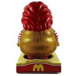 IamRetro.com MC SuperSized Sofubi Gold Glitter By Secret Base X Toy Tokyo X Ron English