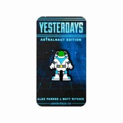 IAMRETRO Yesterdays X Alex Pardee X Matt Richie - Galaxy Explorer Astronaut - Pin Pins & Patches